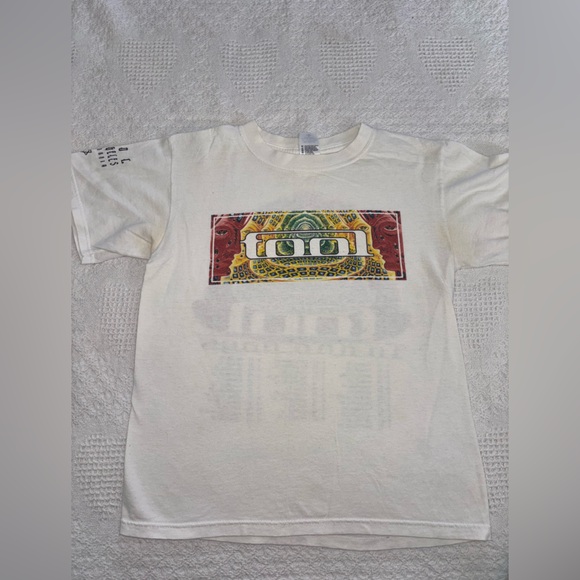 Anvil Other - Vintage Y2K Tool 10,000 Days Music Tour Tshirt White Unisex Size Small Preowned